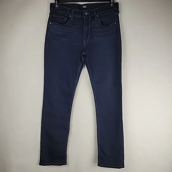 Paige Lennox Jeans Mens 32x29 Slim Fit Dominic Dark Wash Stretch Denim - Picture 1 of 9